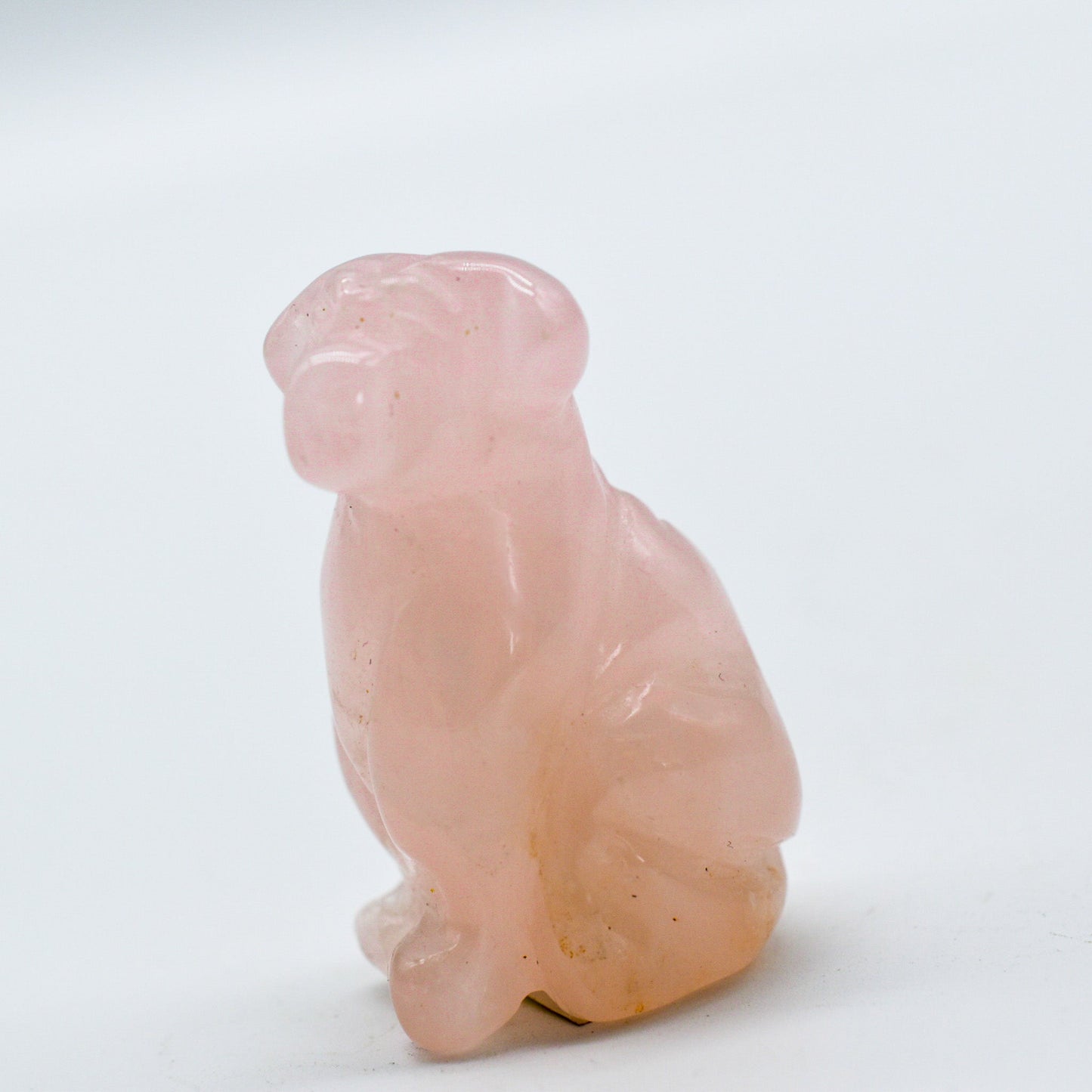 Figural Carved Gemstone Dogs