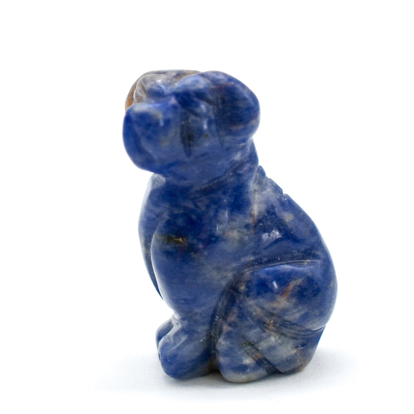 Figural Carved Gemstone Dogs